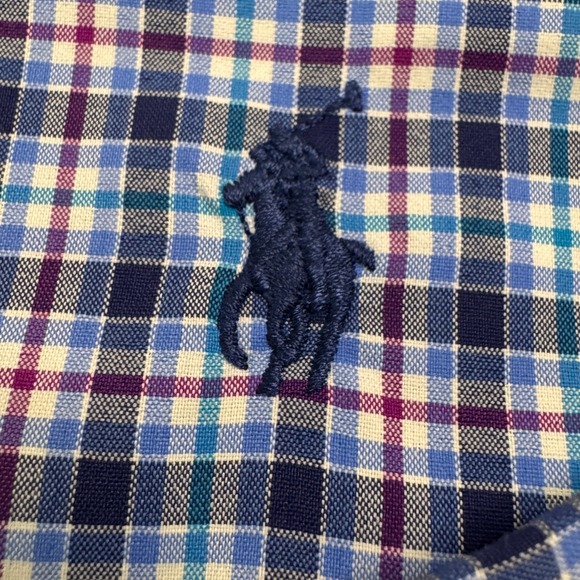 Polo Ralph Lauren Men's Performance Plaid Button Down‎ Shirt LT - Picture 4 of 8